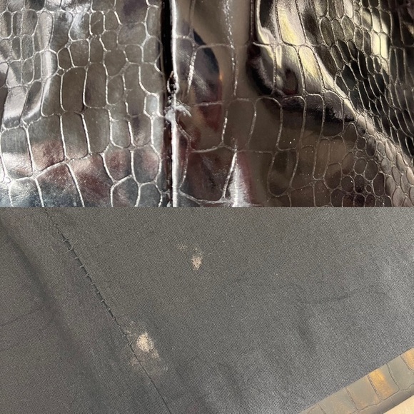 Glamorous Faux Reptile Skin Mini Skirt XS Black - Picture 16 of 16